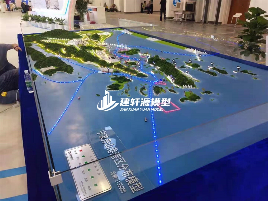 南郑地形地貌模型